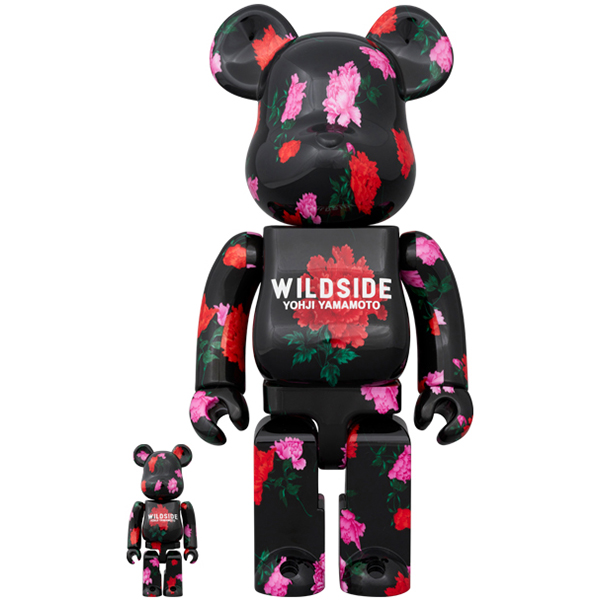 BE@RBRICK WILDSIDE YOHJI YAMAMOTO 牡丹 100％ & 400%