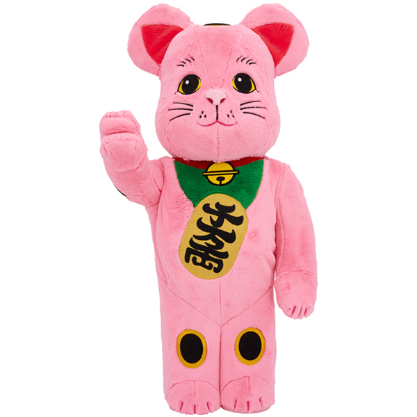 BE@RBRICK 招き猫 着ぐるみ 桃色 1000％