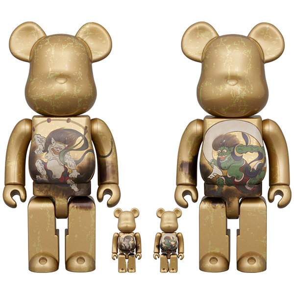 BE@RBRICK G10 100％ & 400％ / 風神雷神 100％ & 400％ 4 PCS SET