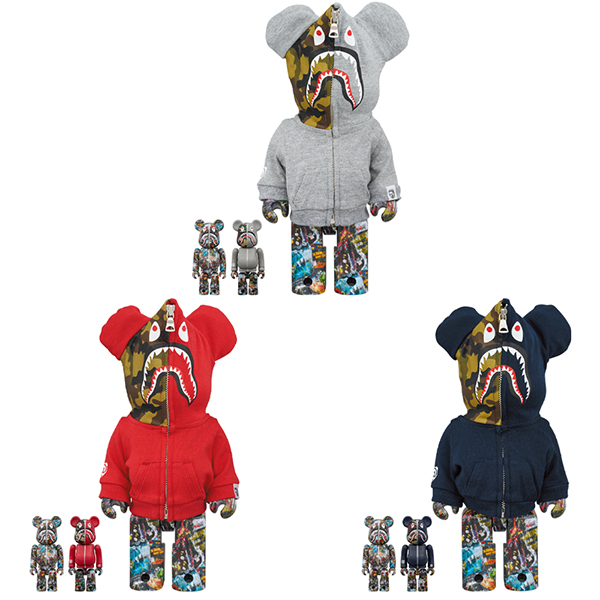 BE@RBRICK G10 100％ & 400％ / 風神雷神 100％ & 400％ 4 PCS SET