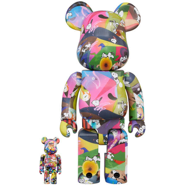 BE@RBRICK TOMOKAZU MATSUYAMA × PEANUTS 100％ & 400％