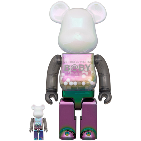 MY FIRST BE@RBRICK B@BY MUTANT 100％ & 400％