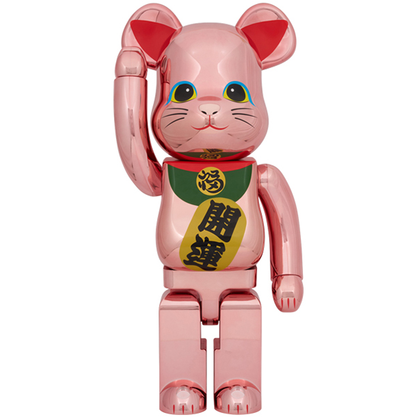 BE@RBRICK 招き猫 開運 弐 桃金メッキ 100% & 400% / 1000%